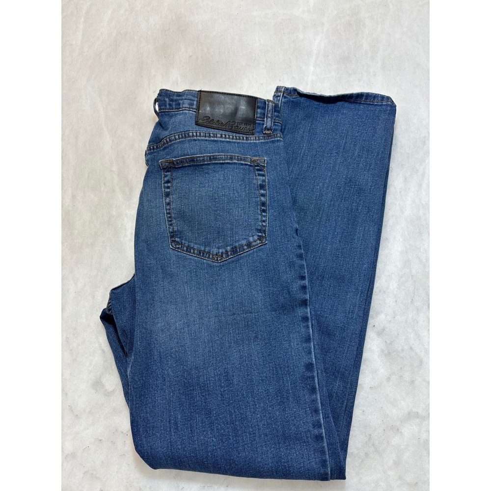 Eddie Bauer Mens Jeans 32W x 34L Blue Denim‎ Straight Leg Casual Pants